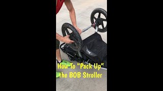 HOW TO Pack Up A BOB Stroller for Travel [upl. by Onoitna]