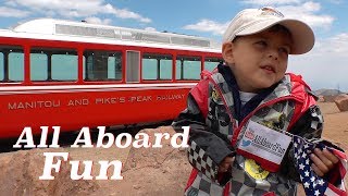 Pikes Peak Cog Railway  To the Top of Pikes Peak Colorado [upl. by Nylecsoj810]