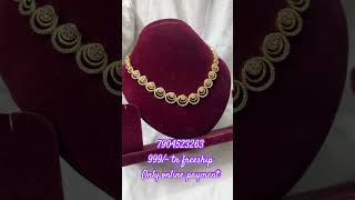 Microgold polish necklace collection onegramgold [upl. by Anilat468]