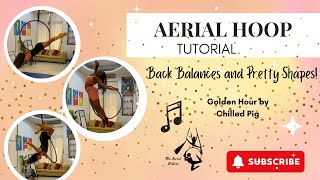 Fun Aerial Hoop Tutorial Work on Your Back Balance [upl. by Oiliduab]