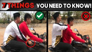 How to Be a Better Pillion  7 Things to Know  Tips for Pillion Riders [upl. by Nahtiek]