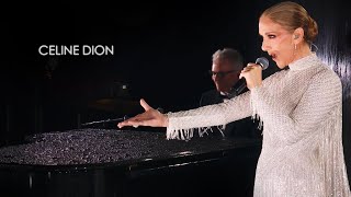 Celine Dion  Lhymne a Lamour Live at Paris 2024 Proshot with Audience amp the Eiffel Tower [upl. by Nesbitt]