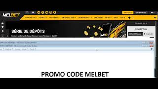 Registration in 2024 on the Melbet sports betting site with the online promo code [upl. by Kcin]