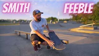 How to Smith and Feeble on a Skateboard [upl. by Naasar]