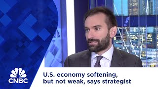 US economy softening but not weak says strategist [upl. by Dranek753]