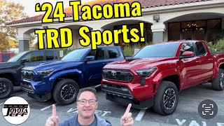 All 3 Interiors  2024 Tacoma TRD Sport  Interior Key Features [upl. by Adikam]