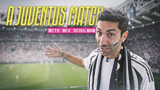 A Juventus Match with Nev Schulman  Catfishing at Allianz Stadium  VLOG [upl. by Ytirahs571]