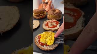 HIGH PROTEIN BREAKFAST BAGEL MEAL PREP [upl. by Kevan]