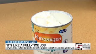 VIDEO Families ‘working overtime’ to find solutions in Nutramigen formula shortage [upl. by Baese]