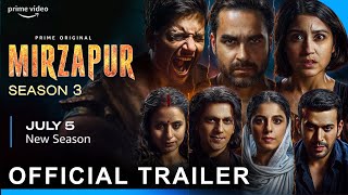 Mirzapur Season 3  Official Trailer  Pankaj Tripathi Ali Fazal Shweta Tripathi Rasika  Concept [upl. by Naiva]