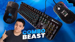 COMBO BEAST Mouse y Teclado Mecánico de iO Esports [upl. by Lagas]