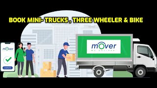 MOVER  Hire Mini Truck 3 Wheeler Bike to Transport Goods  Moving Courier Delivery [upl. by Dusza]