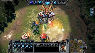 011124 Stormgate 1v1 Vanguard vs Celestials карта Furious Resolve new patch 012 [upl. by Rimidalg]