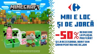 Dupa o zi plina e loc si de joaca  50 la Plusurile amp Accesoriile MINECRAFT  Carrefour [upl. by Sean957]