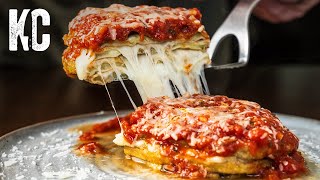 How to make EGGPLANT PARMESAN at home a seriously easy method [upl. by Cirederf48]