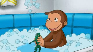 Lheure du bain avec George 🐵 Georges le Petit Singe 🐵 Dessins Animés [upl. by Elbon863]