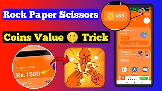 Rock paper scissors upi add amp coins value  payment problem solved  Coins earning [upl. by Wittenburg35]