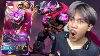 REVIEW SKIN COLLECTOR ATLAS MECHA INFERNUS  Mobile legends [upl. by Annoet]