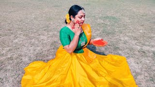 Lagilo Dol Jole Sthole  Ogo Kishoro Aji  Holi Special Dance  Rabindra Nritya  Trisha Saha [upl. by Reiss539]