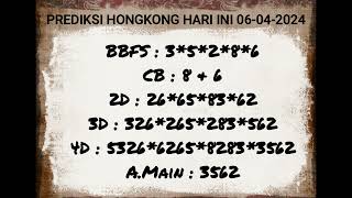 PREDIKSI HONGKONG MALAM INI 05062024  RUMUS KEPALA EKOR HK JITU [upl. by Hartzell]