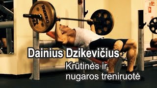 HERO Krūtinės ir nugaros treniruotė Dainius Dzikevičius [upl. by Earl]