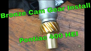 Distributor Gear Replacement  Bronze Cam Gear Installation [upl. by Ruomyes]