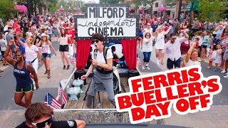 Ferris Buellers Day Off Parade Dance Scene Flash Mob Twist And Shout [upl. by Bocoj]