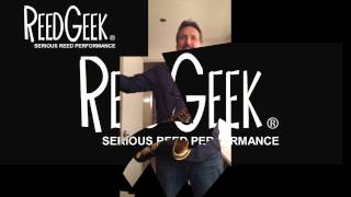 ReedGeek 1piece Klangbogen demo with Tower of Power Tom Politzer [upl. by Mora218]