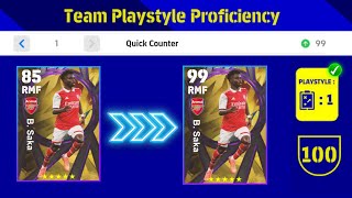 How to train B SAKA to max level in efootball 2023 🔥 FANS CHOICE B Saka [upl. by Rehsa]