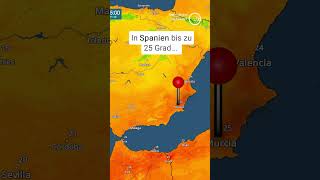 Wer hat noch Sehnsucht 🏖️ summer spain december wetteronline shorts [upl. by Koss]