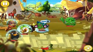 Angry Birds Epic Port de cochonville 3 solution 3 étoiles [upl. by Haidabez]