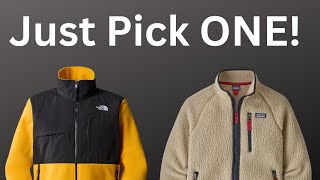 The North Face Denali Jacket vs Patagonia Retro Pile Fleece Jacket [upl. by Elakram]