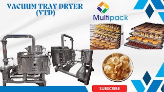 Vacuum Tray dryer with condenser receivers vacuum pump amp hot water system  vacuumtraydryer [upl. by Anits]