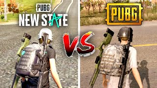 PUBG NEW STATE vs PUBG PC  Direct Comparison Attention to Detail amp Graphics [upl. by Nemhauser931]