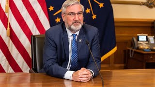 LIVE Gov Holcomb shares updates on COVID19 in Indiana [upl. by Marjana]