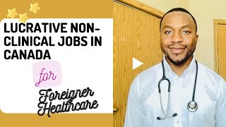 Diverse highpaying career options for international medical graduates No License 6 figure salary [upl. by Onateyac]