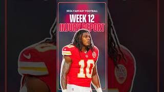 Is Isiah Pacheco Set to RETURN for the Chiefs  NFL Week 12 Injury Report shorts [upl. by Jt]