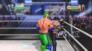 WWE All Stars Path Of Champions quotOrtonquot Walkthrough Part 4  Rage In The Cage [upl. by Ardnait]