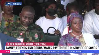 Family Friends And Coursemates Pay Tribute To Taoreed Lagbaja In Service Of Songs [upl. by Three]