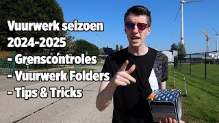 VUURWERK GRENSCONTROLES FOLDERS EN MEER [upl. by Eyeleen116]