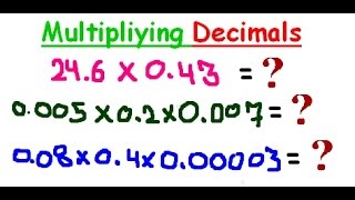 Multiplying Decimals  tech hindi math trick [upl. by Kev559]