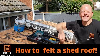 The Ultimate Felt Roofing Guide for Your Shed Lasting Tests [upl. by Sloane2]