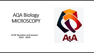 AQA GCSE MICROSCOPY QUESTION AND ANSWER [upl. by Fitzgerald]