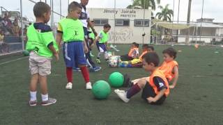 Sesión de entrenamiento de la escuela de fútbol del GAD NARANJITO Categoría 5 años [upl. by Brandais]