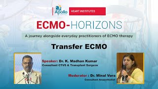 Transfer ECMO  Dr K Madhan Kumar Consultant CTVS amp Transplant Surgeon [upl. by Hgielra]