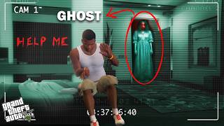 Franklin Find Most Dangerous Ghost Inside His Room In Gta V [upl. by Epifano514]