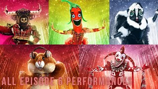 All Episode 6 Performances  The Masked Singer Season 6 [upl. by Ordep747]