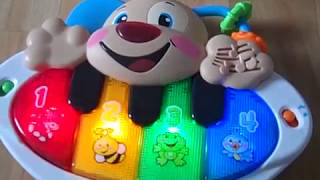 FisherPrice Laugh amp Learn Puppys Piano toy [upl. by Alleber]