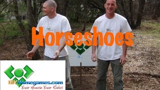 How to build Horseshoes  DIYHomegames [upl. by Pat289]