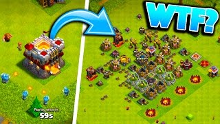 I FOUND THE WORST TOWN HALL 11 NOOB BASES IN CLASH OF CLANS [upl. by Bandeen681]